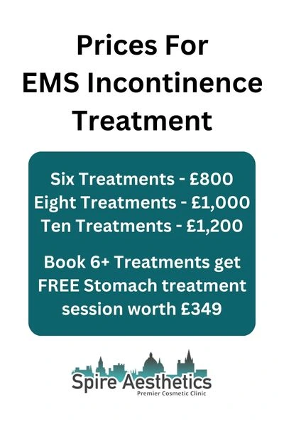EMS Incontinence Treatment Prices Leeds