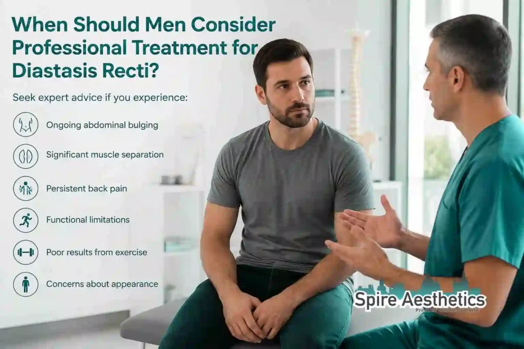When Should Men Consider Professional Treatment for Diastasis Recti Leeds?